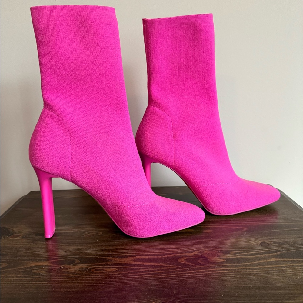 Aldo Women's Pink Heeled Boots